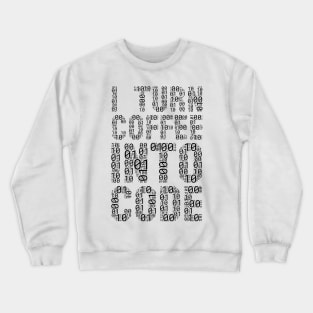 funny saying motivational quote for programer Turn Coffee Into Code Crewneck Sweatshirt